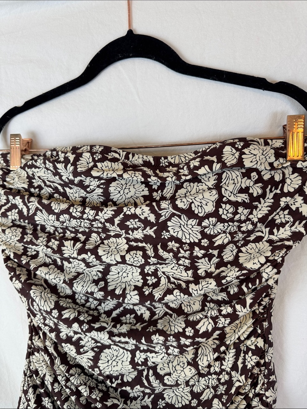 J. Crew One Piece Swimsuit Floral Women’s 14 - Picture 3 of 6